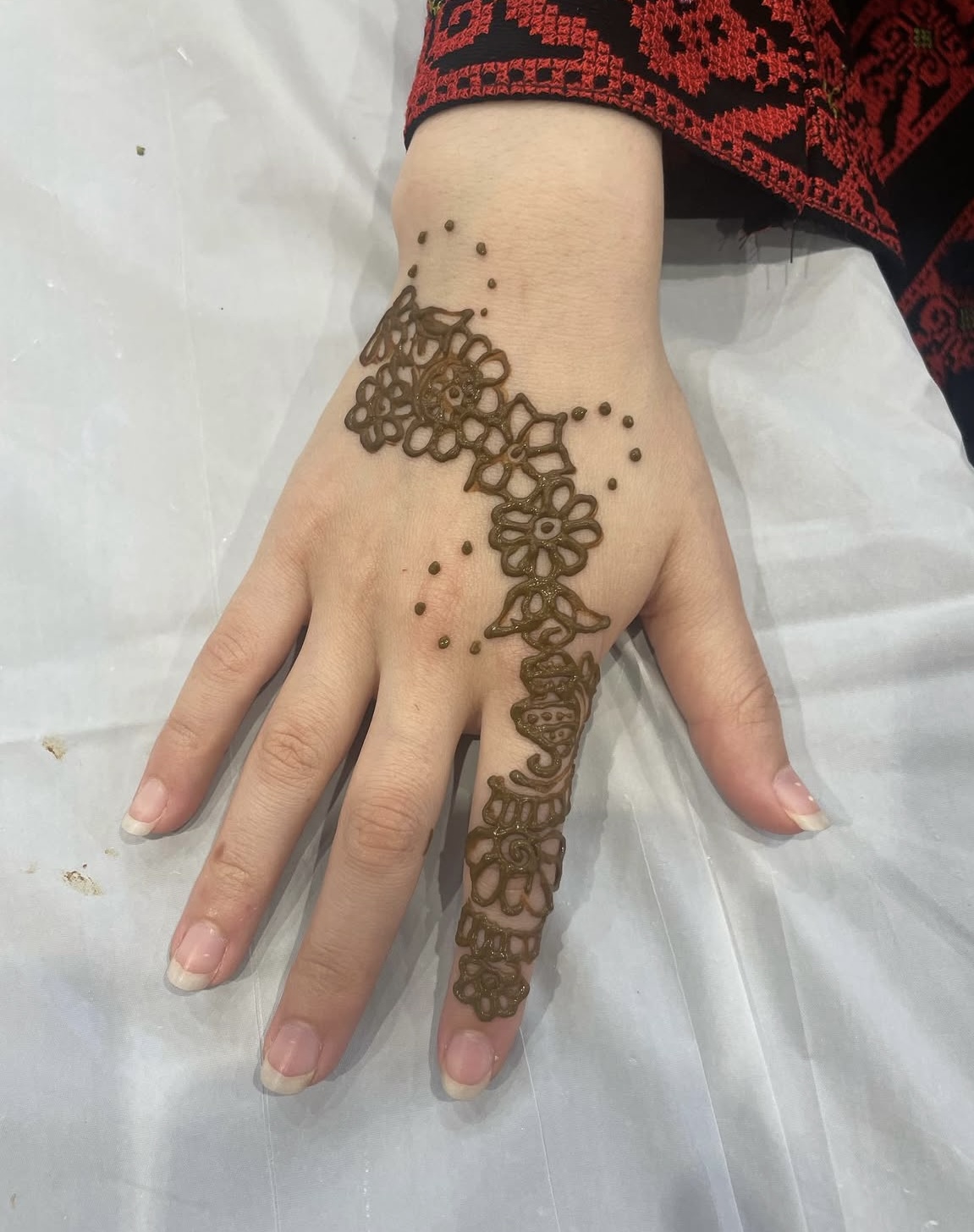 Fundraiser henna design 7